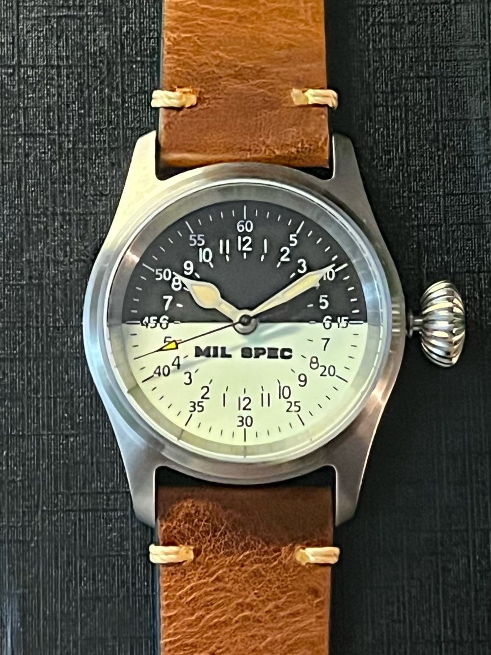 MIL-SPEC Flight School No. 3 • Aviation Instrument Dial • 36mm